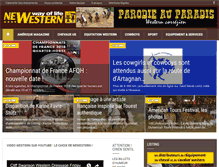 Tablet Screenshot of newestern.fr